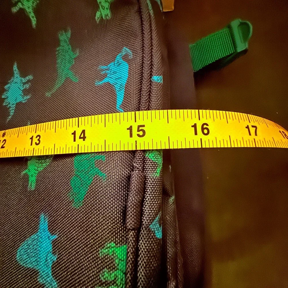 Cat & Jack Dinosaur‎ Backpack Kids One Size Navy Blue New Fidget Toy Pull